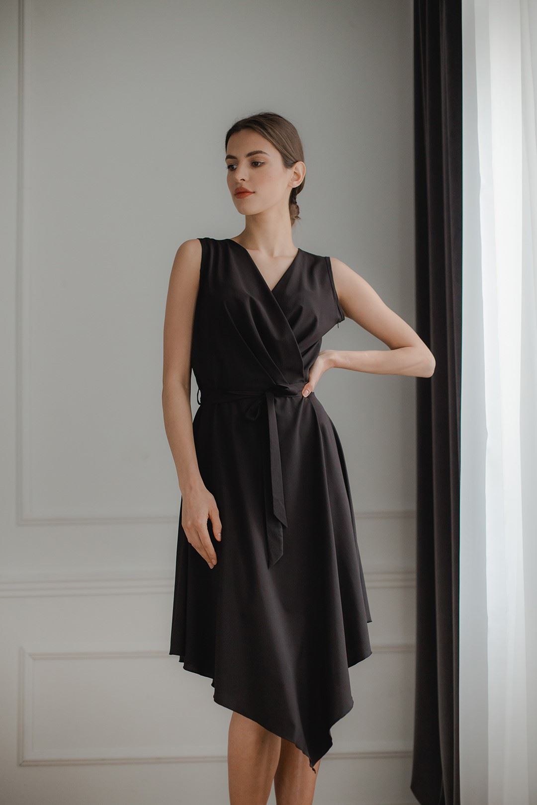 Dress L080 Black XL