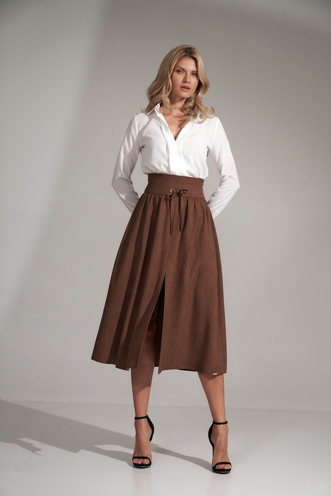 Skirt M722 Brown S