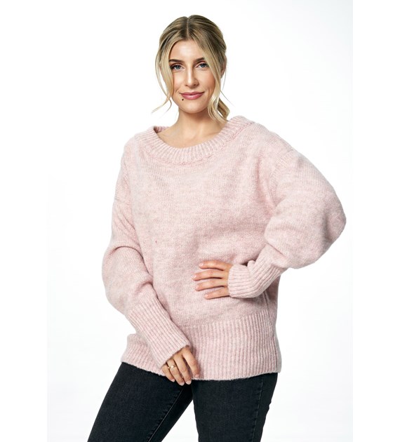 Sweater M882 Light Pink Oversized