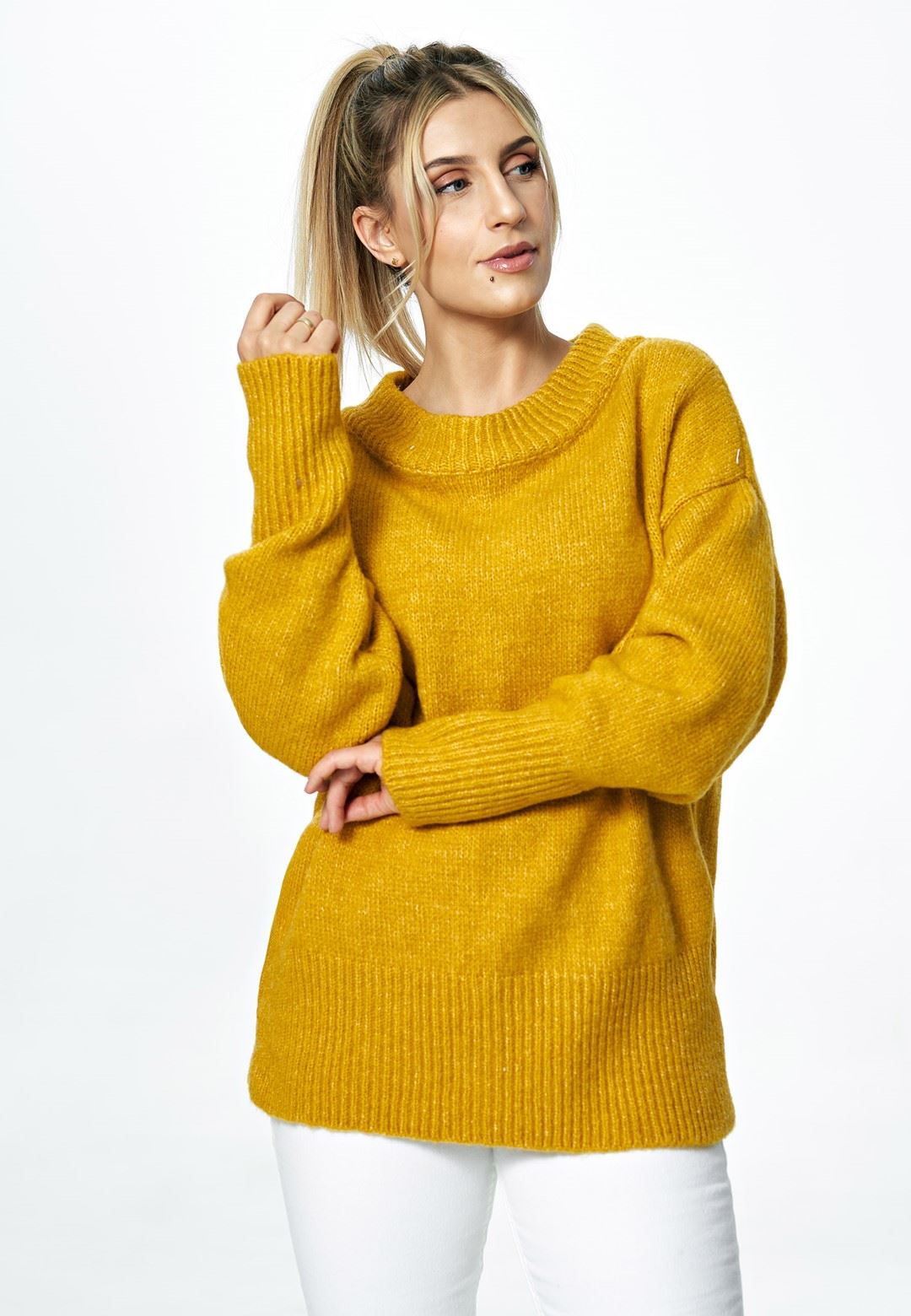 Sweater M882 Mustard Oversized