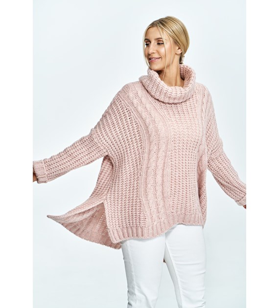 Sweater M892 Light Pink Oversized