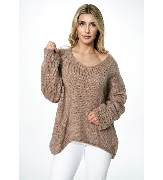 Sweater M899 Brown Oversized
