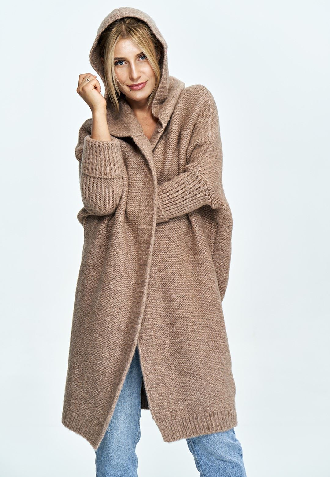 Sweater M901 Brown Oversized