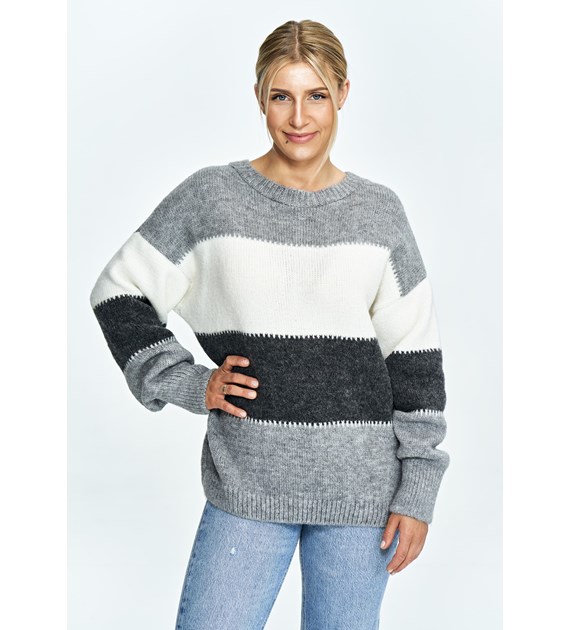Sweater M906 Grey Oversized