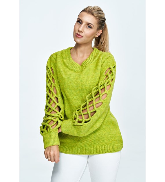 Sweater M908 Lime Oversized