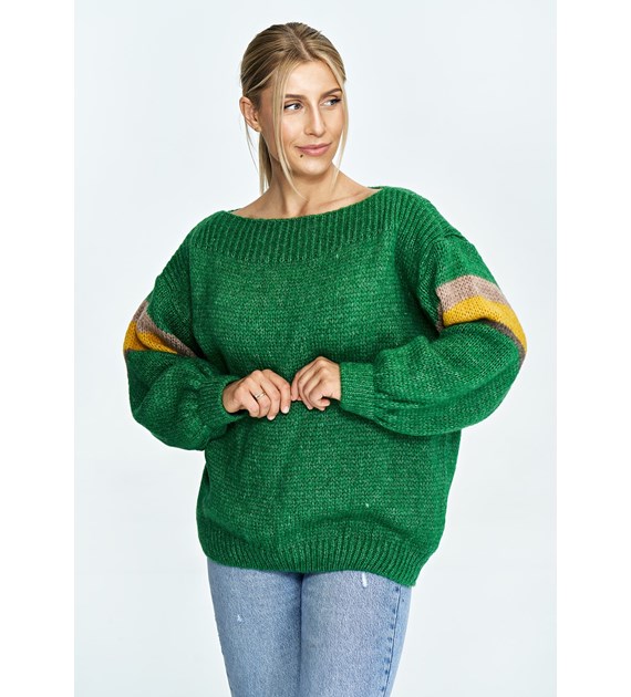 Sweater M909 Green Oversized