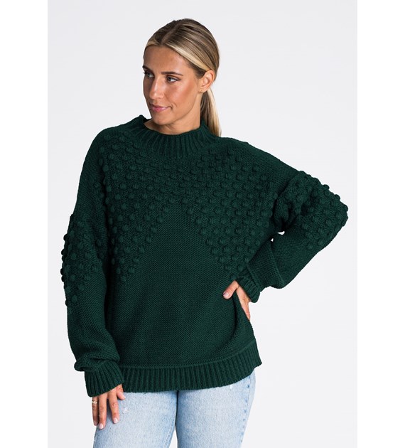Sweter M982 Zielony Uniwersalny